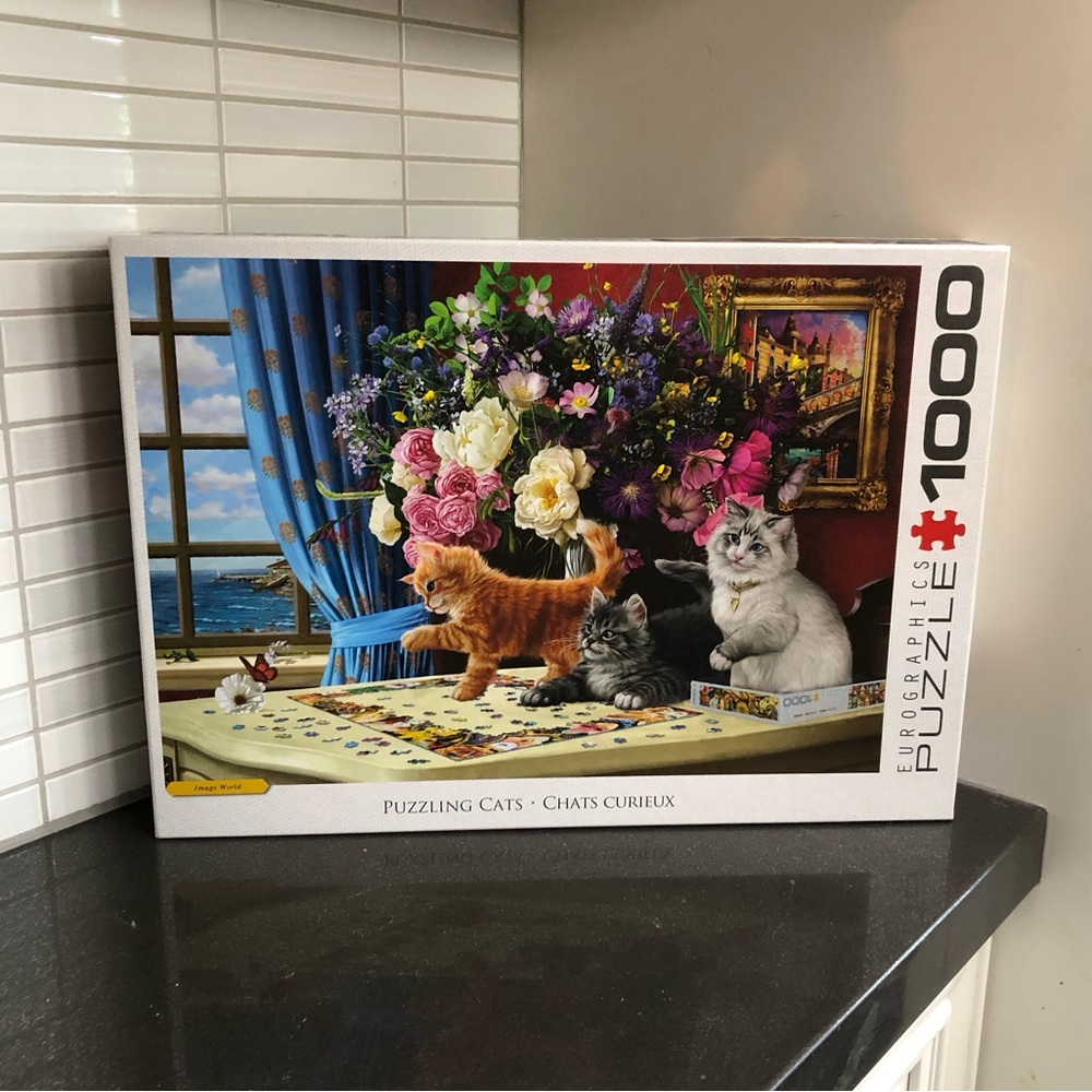 Eurographics Puzzling Cats 1000 piece puzzle